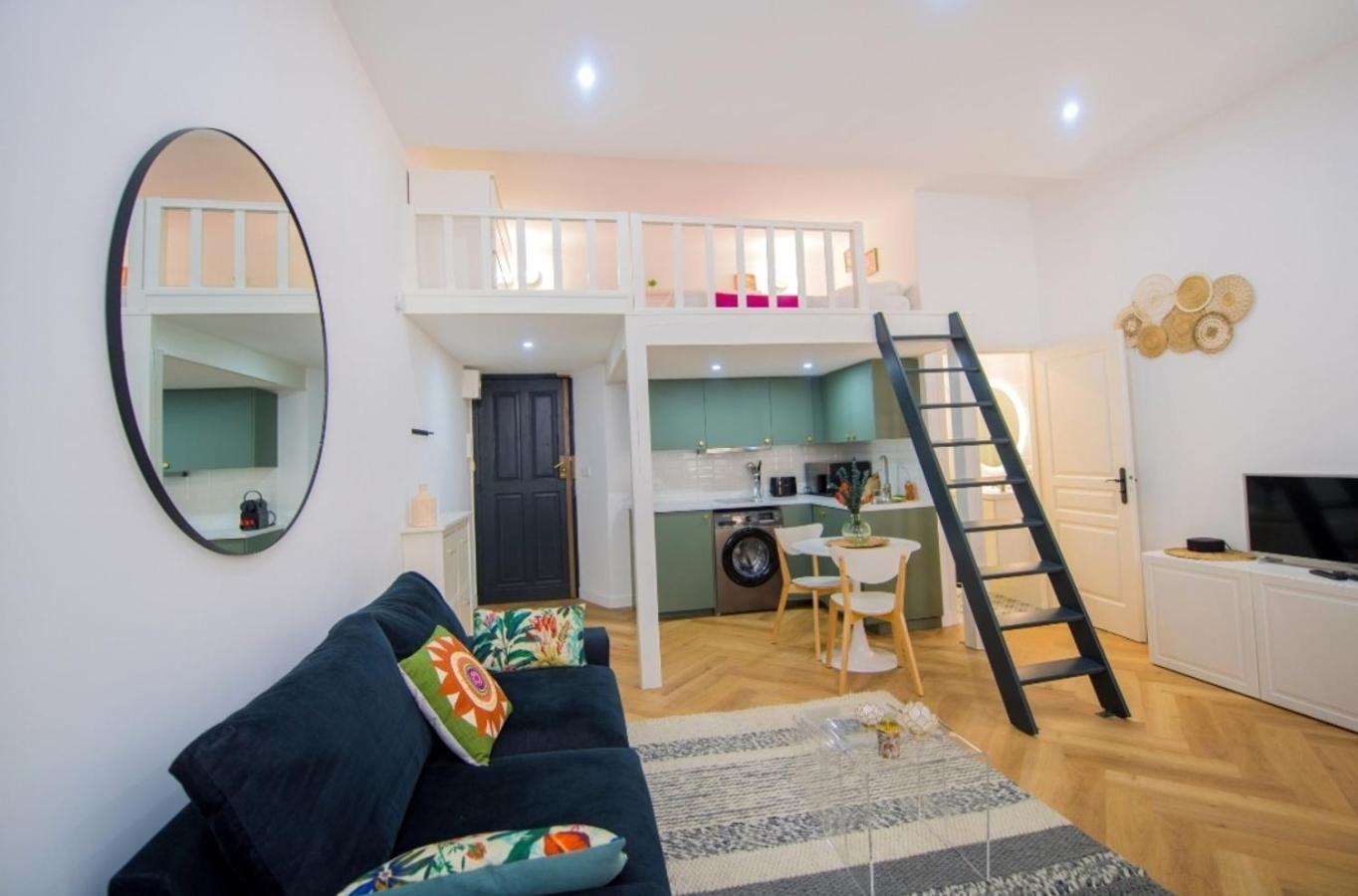 Studio Elegant 4 Couchages Front De Mer Clim Parking Privatif Wifi Νίκαια Εξωτερικό φωτογραφία