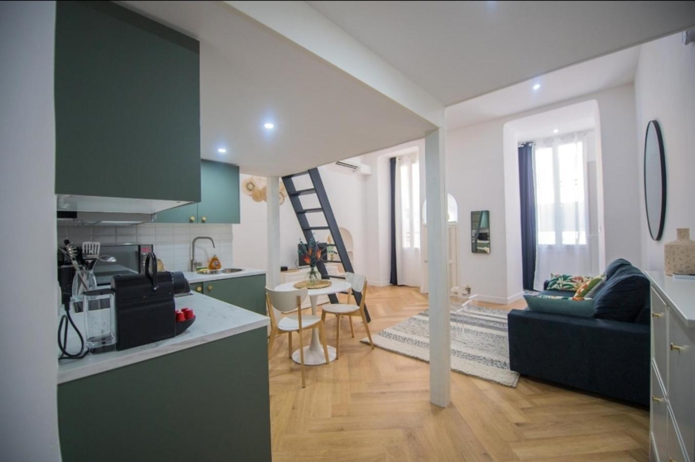 Studio Elegant 4 Couchages Front De Mer Clim Parking Privatif Wifi Νίκαια Εξωτερικό φωτογραφία